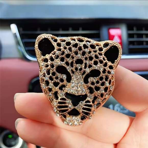 Anthropologie Accessories - Gold Leopard Car Freshener